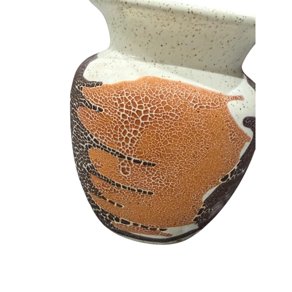 Royal Haeger Earth Wrap Vase Lava Glaze Ceramic MCM Vintage Textured 6"‎ - Picture 10 of 13
